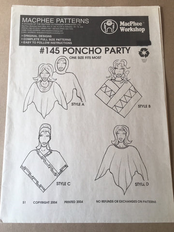 #145 PONCHO PARTY