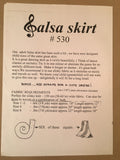 #530 CHILD'S SALSA SKIRT