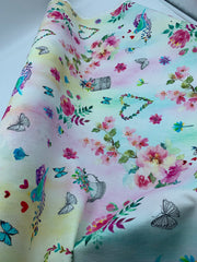 Spanish Cotton - Hearts and Flowers