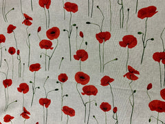 Spanish Cotton - Poppy Fields