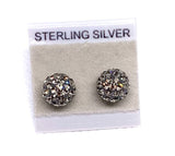 Sparkle Stud Earrings 8mm