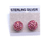 Sparkle Stud Earrings 8mm