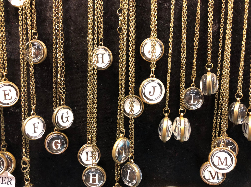 Fendi letter necklace sales