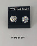 Sparkle Stud Earrings 8mm