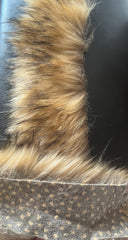 FAUX FUR - Brown (Strips)