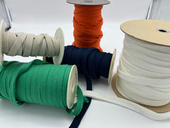 ACRYLIC & COTTON FOLD-OVER BRAID