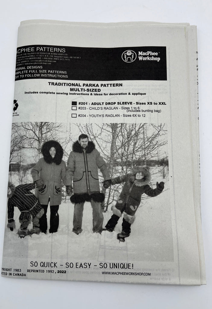 TRADITIONAL PARKA PATTERN IS BACK – MacPhee WorkShop