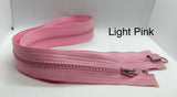 Non-separating zipper (closed end)
