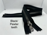 Separating zipper (open end) - One way 14" / 35cm