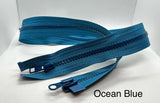 Non-separating zipper (closed end)