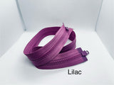 Non-separating zipper (closed end)