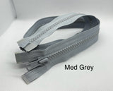 Separating zipper (open end) - One way 18" / 45cm