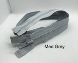Separating zipper (open end) - One way 14" / 35cm