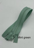 Non-separating zipper (closed end)