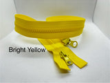 Separating zipper (open end) - Two way 28"/70cm