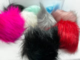 Faux Fur Pom Poms