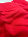 Cotton Jogging Fleece Knit - Red