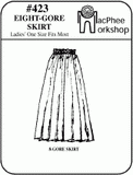 #423 EIGHT-GORE SKIRT