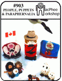 #903 PEOPLE PUPPETS & PARAPHERNALIA
