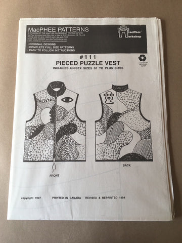 #111 PIECED PUZZLE VEST