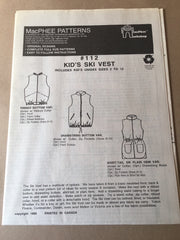 #112 CHILD & YOUTH SKI VEST