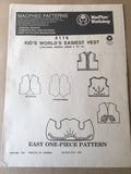 #116 CHILD/YOUTH WORLD'S EASIEST VEST