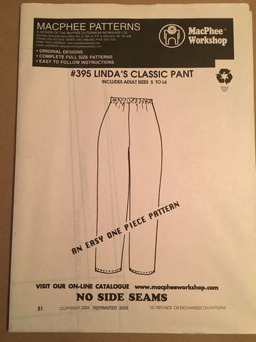 #395 CLASSIC PANT