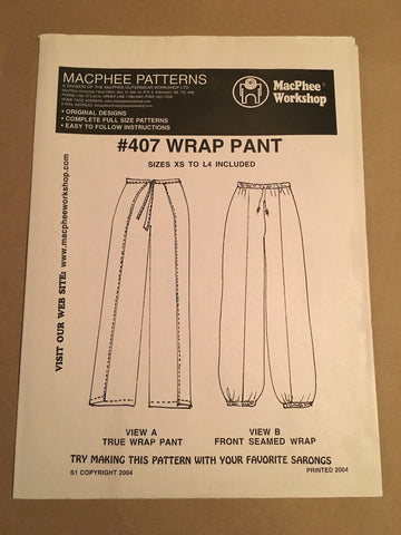 407 WRAP PANT – MacPhee WorkShop