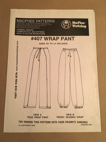 #407 WRAP PANT