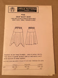 #408 DROP WAIST SKIRT