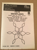 #846 SNOW FLAKES