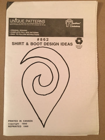 #862 SHIRT & BOOT DESIGN IDEAS