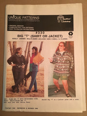 #330 BIG "T" SHIRT OR JACKET