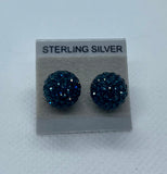 Sparkle Stud Earrings 10mm
