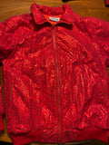 Sparkly Red Bomber