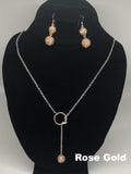 Sparkle Loop Thru Necklace