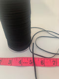 1/8" Flat Elastic - Black
