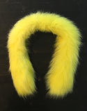 Dyed Fox Fur Hood Pieces