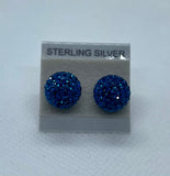 Sparkle Stud Earrings 10mm