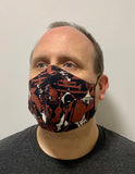 Musical instruments Brown - FACE MASK