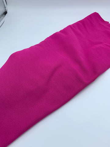 HEAVYWEIGHT NYLON RIBBING - HOT PINK