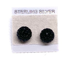 Sparkle Stud Earrings 8mm