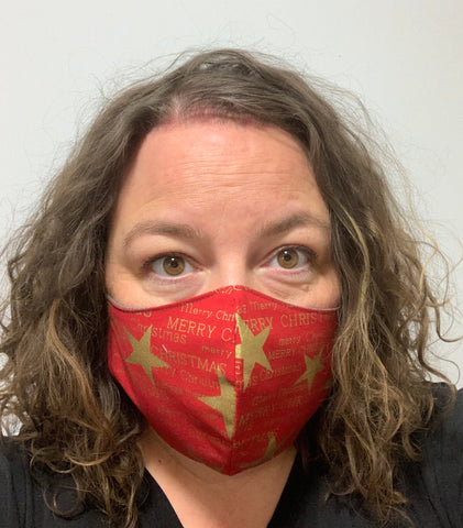 Merry Christmas Red- FACE MASK