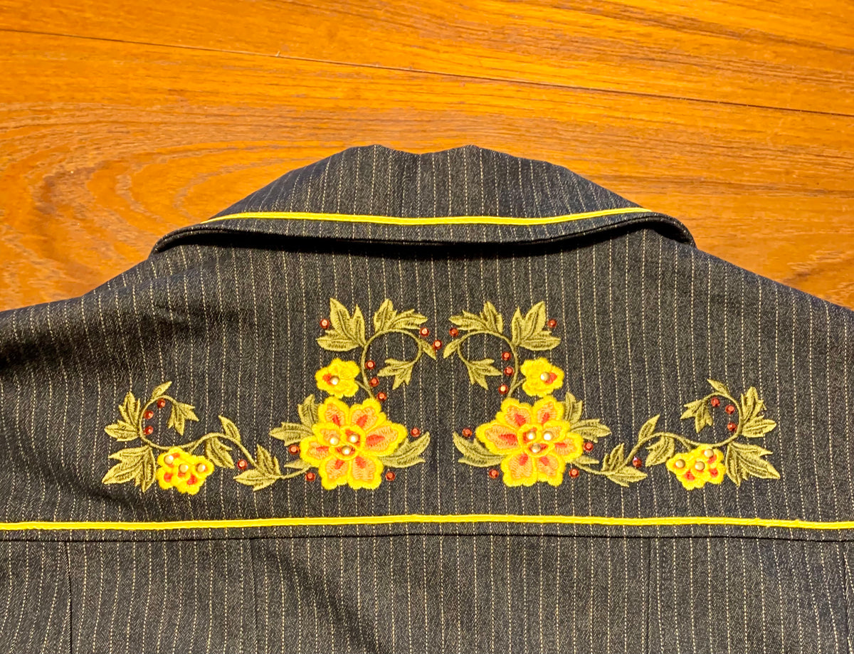 Embroidered Denim Vest – MacPhee WorkShop