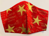 Merry Christmas Red- FACE MASK