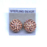 Sparkle Stud Earrings 12mm