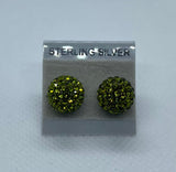 Sparkle Stud Earrings 10mm