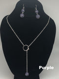 Sparkle Loop Thru Necklace