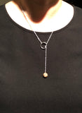 Sparkle Loop Thru Necklace