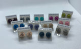Sparkle Stud Earrings 10mm